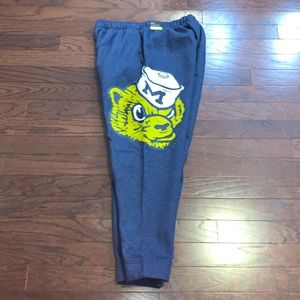 Nike University of Michigan Fleece Joggers - NWT